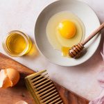 olive oil and egg hair mask